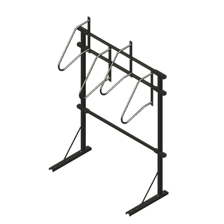 X1 Single Sided Free Standing Veritcal Bike Rack