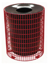 32 Gallon Steel Wire Receptacle