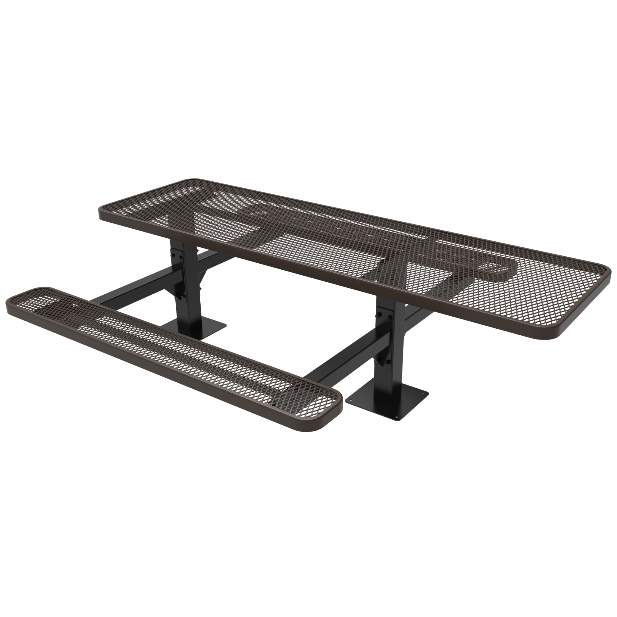 Rectangular Double Pedestal Table Accessible Dura Core