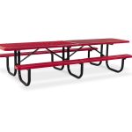 12' EXTRA HEAVY DUTY (3 LEGS / 2 SEATS) SHELTER TABLE