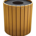 32 Gallon Wide Recycled Plastic Receptacle