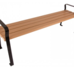 Plaza Recycled Backless Bench