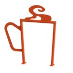 Coffee Cup Bicycle Rack