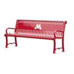 Charleston Bench With Back