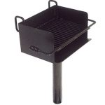 ADA Barbecue Grill - 300 Sq. Surface Mount with Utility Shelf