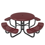 Children's Round Solid Top Portable Picnic Table
