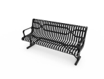 Contoured Park Bench