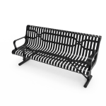 Contoured Park Bench