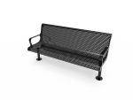 Contoured Park Bench - Image 5