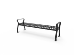 Downtown Strap Metal Bench - Image 2