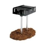 Dual Grate Outdoor Barbecue Grill - 550 Square Inches - In Ground