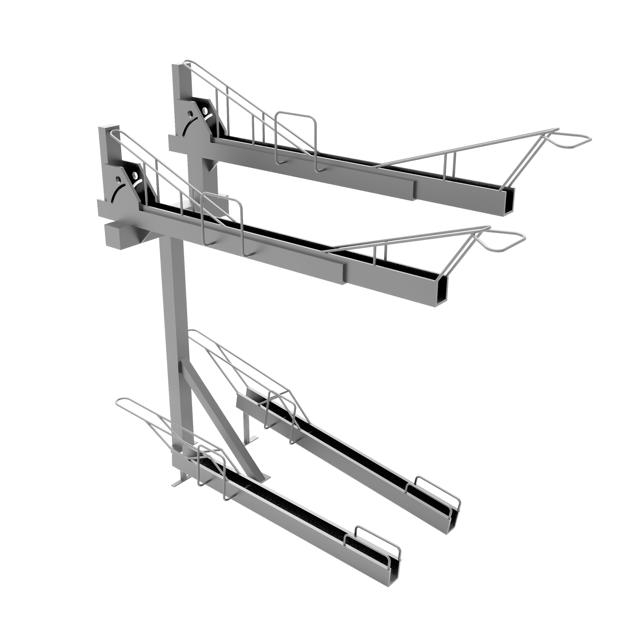LA4 Double Deck Bike Rack