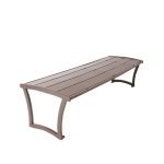 Madison Bench Without Back - Powder Coated Steel