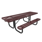 Portable Rectangular Picnic Table - 2 Sided Accessible