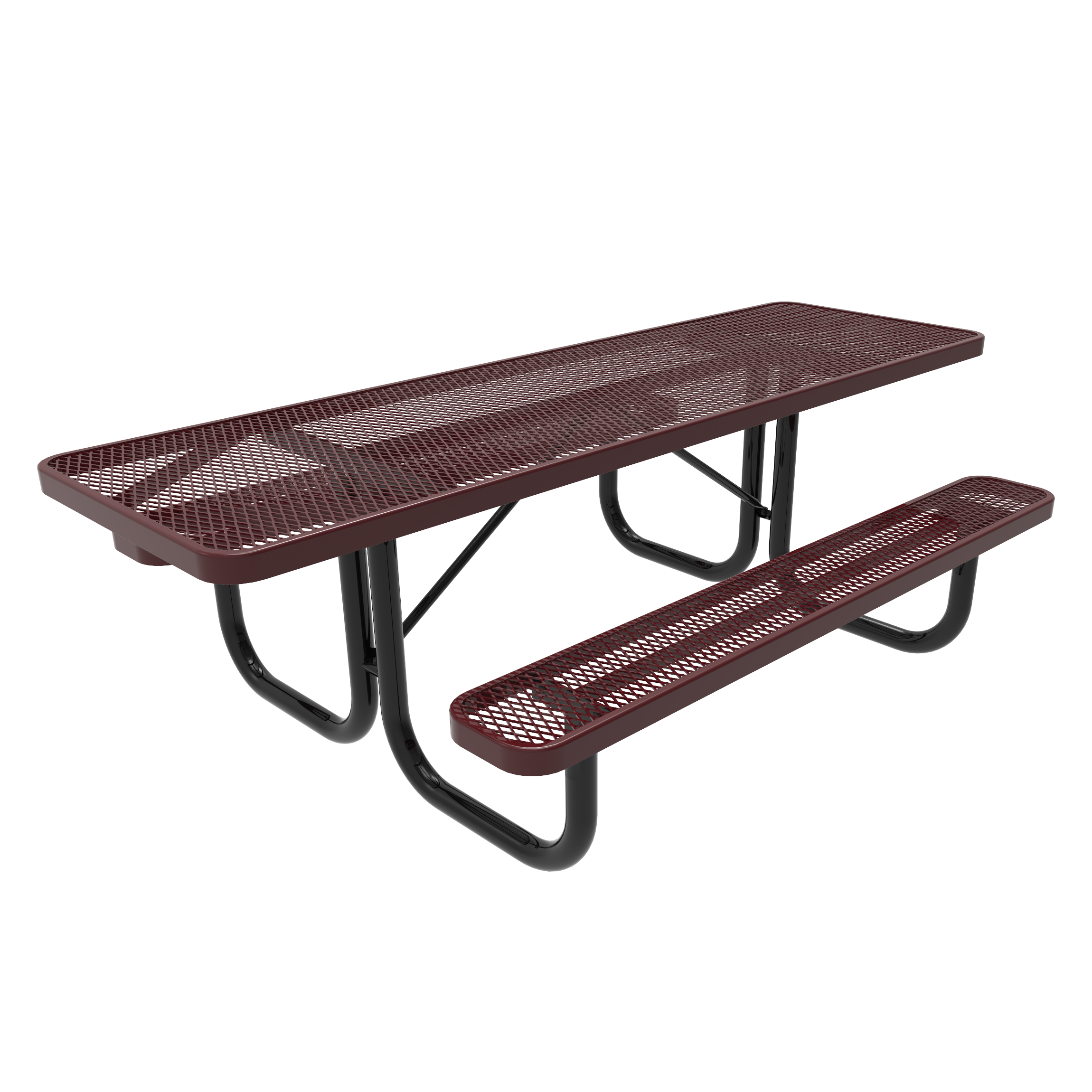 Portable-Rectangular-Picnic-Table-2-Sided-Accessible Portable Rectangular Picnic Table - 2 Sided Accessible - Image 1