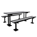 Richmond Recycled Material Muli-Pedestal Table