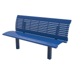 Richmond Steel Bench With Back