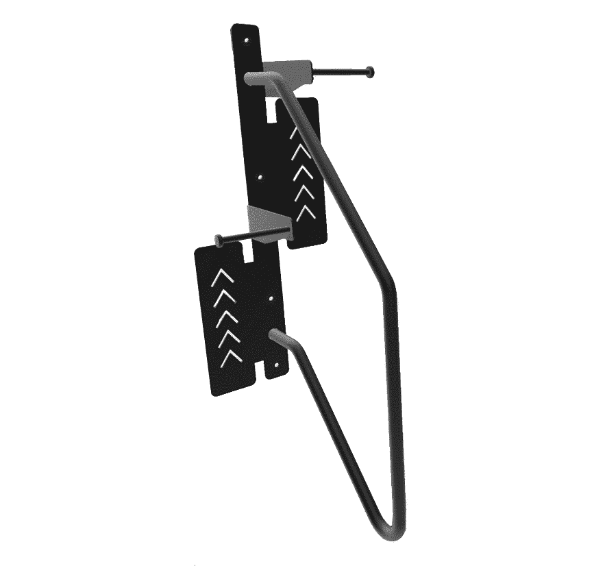 e21-stand-alone-wall-mounted-bike-rack E21™ Vertical Bicycle Rack - Image 1