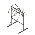 X1 Double Sided Vertical Bicycle Rack