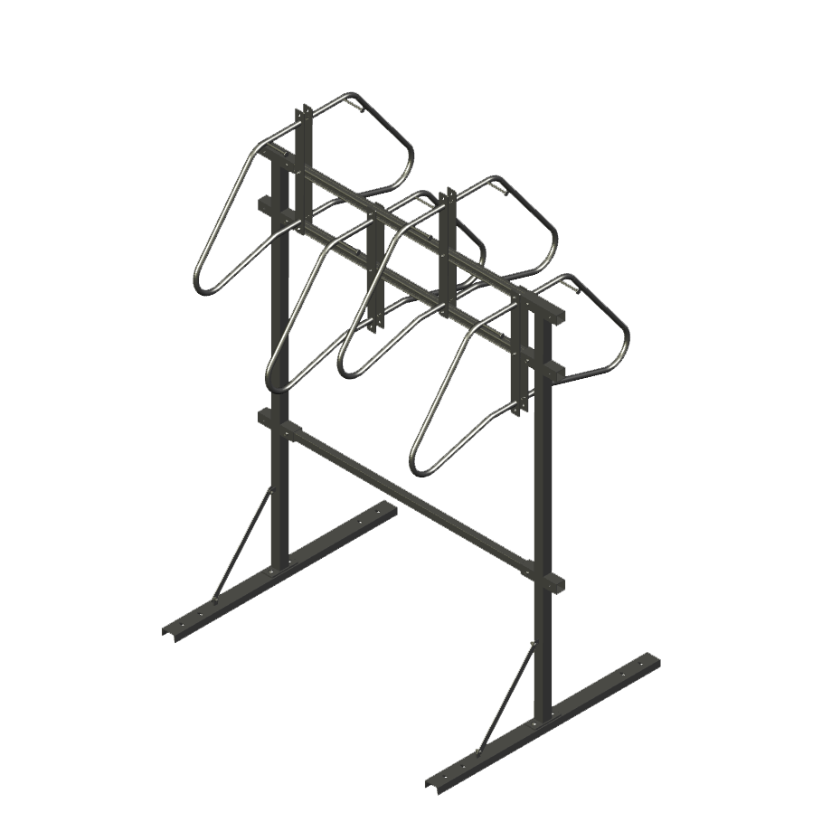x1d X1 Double Sided Vertical Bicycle Rack - Image 1