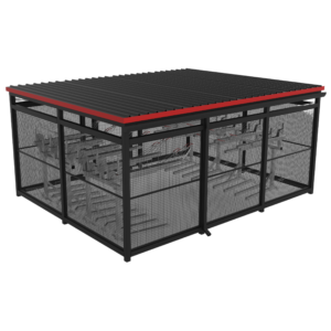 Flat Top Bike Shelter